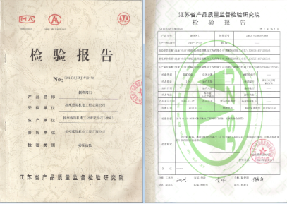 钢镚闸门检验报告